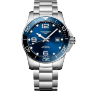 浪琴(Longines)瑞士手表 康卡斯潜水系列 机械钢带男表 L37814966