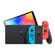 【自营】Nintendo/任天堂 新款便携式游戏机Switch单机标配红蓝/白色手柄OLED 港版