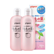 贝亲（Pigeon）桃子水桃叶婴儿儿童液体爽身露保湿四季通用200ml*2日本原装进口
