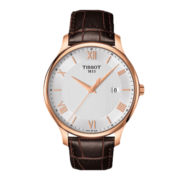天梭(TISSOT)瑞士手表 俊雅系列皮带石英男士腕表送男友T063.610.36.038.00