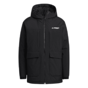 adidas 阿迪达斯 TERREX 户外运动600蓬鸭绒羽绒服 黑色 A/XL