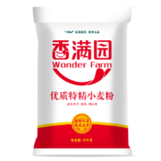 20点开始，概率券，plus会员:香满园 面粉 中筋粉 家用优质特精小麦粉 10kg *2件