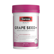Swisse葡萄籽烟酰胺片180片*1瓶 原花青素 维CE淡化色素修复提亮 海外进口