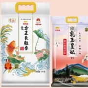 金龙鱼 乳玉皇妃 凝玉稻香贡米 2.5kg*2袋*2件＋臻选方正长粒香米 5kg/袋*2件
