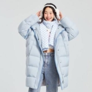 16日10点开始：SNOW FLYING 雪中飞 立体女式中长款茧型羽绒服 X30140810-5203