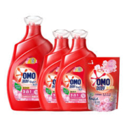 88VIP会员：OMO 奥妙 全自动3合1洗衣液 3kg+2kg*2瓶+480g 淡雅樱花