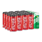 可口可乐（Coca-Cola）零度330ml*16+雪碧零卡330ml*4 无糖混合碳酸汽水330ml*20
