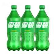 可口可乐（Coca-Cola） 雪碧Sprite 柠檬味汽水碳酸饮料 整箱装 888ml*3瓶