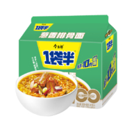 概率券、plus会员：今麦郎 一袋半 葱香排骨味135g*5袋