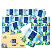 PLUS会员：Breeze 清风 花萃臻品系列 有芯卷纸 4层*140g*24卷*3件