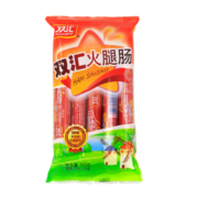 双汇（Shuanghui）火腿肠50g*10支即食休闲零食肉类烧烤肠 双汇火腿肠*1袋 500g