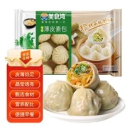 美食湾 水晶薄皮素包 400g 12只
