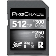 ProGrade Digital（铂格瑞）SD卡512GV90SDXC 300MB/S单反相机存储卡 512GB