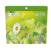 zuo一下 萌芽熊青梅味蒟蒻果冻360g/袋儿童休闲零食聚会露营分享