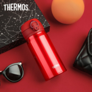膳魔师（THERMOS）进口保冷保温杯不锈钢真空防漏车载男女情侣儿童水杯子小巧随手杯 JNL-354-MTR-玫瑰红色