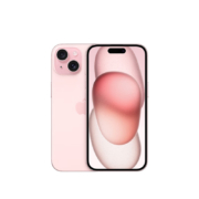 Apple iPhone 15 (A3092) 128GB 粉色 支持移动联通电信5G 双卡双待手机【快充套装】