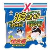 旺旺浪味仙薯片卡兹脆零食食品小吃组合装芝士球蒜香蔬菜休闲零食