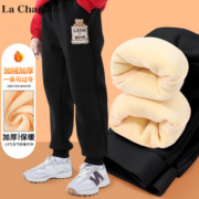 360°全面锁温！La Chapelle 儿童加绒卫裤