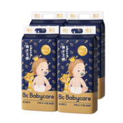 bc babycare 纸尿裤宝宝超薄透气尿不湿皇室狮子王国系列 M-50片/包*4-体重6-11KG