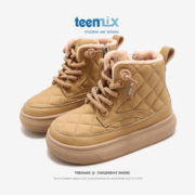 TEENMIX 天美意 女童棉靴宝宝加绒公主马丁靴