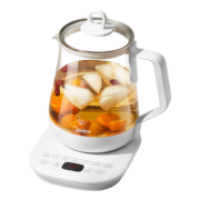 美的（Midea）养生壶净润1.5L大容量烧水壶 煮茶器智能预约煮茶壶 办公室电水壶 花茶壶 MK-Y12Q