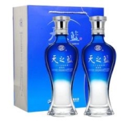 88VIP会员：YANGHE 洋河 双瓶天之蓝 520ml-52%vol 浓香型白酒