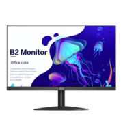 AOC 27英寸 2K高清 100Hz IPS广色域 低蓝光不闪 三边微边 超薄机身 节能办公电脑显示器 Q27B2S2