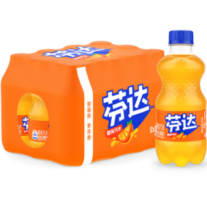 可口可乐cocacola芬达fanta橙味汽水碳酸饮料300ml12瓶整箱装新老包装