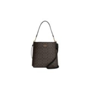 COACH 蔻驰 女士经典印花中号水桶包单肩斜挎手提包CA561