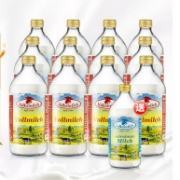京东百亿补贴:德质 进口全脂纯牛奶490ml*12瓶