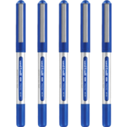 三菱（Uni）UB-150中性笔直液式走珠笔签字笔 0.5mm耐水考试财务用笔蓝色 5支/袋
