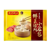 PLUS会员：湾仔码头 经典鲜美猪肉小笼包 300g 12只