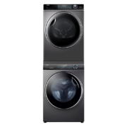 预售、PLUS会员：Haier 海尔 纤美系列 XQG100-BD14176LU1+HBNS100-FQ176U1 热泵式洗烘套装