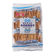 DOE 餖 马来西亚DOE牛奶薄饼干300g零食进口薄脆膨化奶味超薄