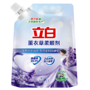 立白衣物柔顺剂【2斤袋装有瓶嘴】立白薰香柔顺剂1L*1袋
