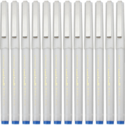 三菱（Uni）UB-125中性笔学生办公签字笔防水防变色走珠笔 蓝色0.5MM 12支装原装进口