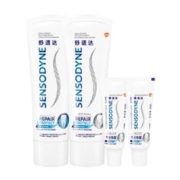SENSODYNE 舒适达 专业修复专业美白牙膏100g*2+旅行装2支