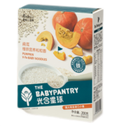 光合星球babycare婴儿面条宝宝面条婴幼儿辅食儿童粒粒面蝴蝶面200g/盒 【直面3盒装】多口味