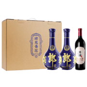 京东百亿补贴：郎酒青花郎 酱香型白酒 53度 500ml*2+张裕 单一园 750ml*1 礼盒装