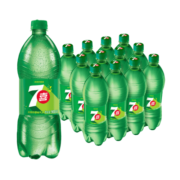 百事可乐七喜 7UP 柠檬味 汽水碳酸饮料 900ml*12瓶 整箱装 百事出品