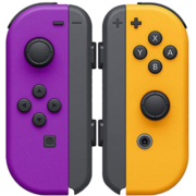 任天堂（Nintendo） Switch日版游戏机 续航加强版ns掌机新款 Joy-Con 紫橙手柄