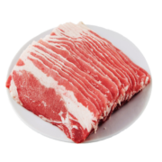 天谱乐食安格斯谷饲原切肥牛片500g  牛肉片 冷冻 火锅片烧烤食材生鲜