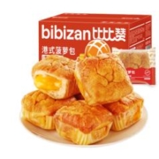 再降价、概率券:比比赞（BIBIZAN）港式菠萝包黄油味 600g