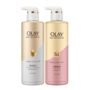 OLAY玉兰油精华沐浴露莹亮透光500g+柔滑500g 香味持久新老包装随机发