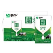 PLUS会员：蒙牛 臻享 浓牛奶全脂调制乳利乐包250ml*16包*3箱
