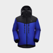 KAILAS 凯乐石 6000GT羽绒服800蓬鹅绒保暖防风户外登山服连帽外套男款 智能蓝/墨黑（KG2343144） L
