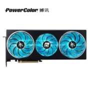 PLUS会员：撼讯（PowerColor）AMD RADEON RX 7700XT 12GB 暗黑犬 游戏显卡