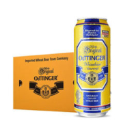 有券的上：OETTINGER 奥丁格 德式小麦 白啤酒 500ml*24听 整箱装 德国原装进口