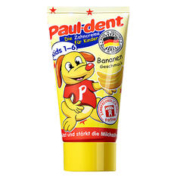 Paul-Dent 宝儿德 3支德国进口宝儿德儿童牙膏含氟1-3-6岁香蕉味防蛀正品