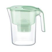飞利浦（PHILIPS）滤水壶 家用净水壶 厨房净水器 自来水除水垢过滤器 1壶1芯